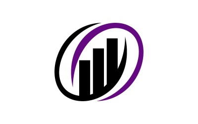 Projekt szablonu logo rozwiązania usługi biznesowej