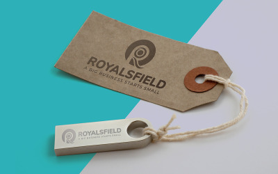 Royalsfield R шаблон логотипу