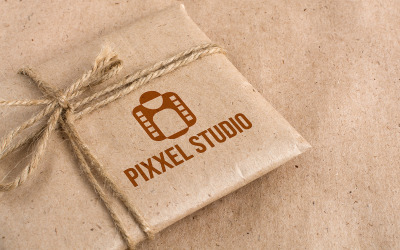 Шаблон логотипа Pixxel Studio