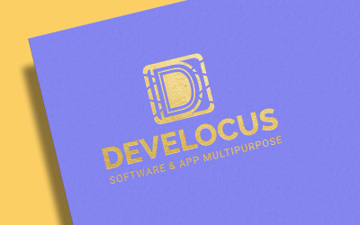 Modello di logo di Develocus