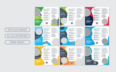 Brochure Cover Bundle - Modello di identità aziendale
