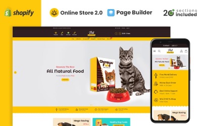 Husdjursvänligt Store Shopify-tema