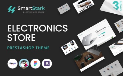 SmartStark - Tema PrestaShop per negozio di elettronica reattivo