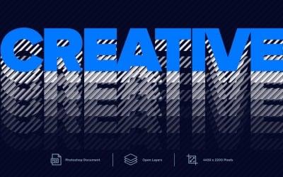 Creartive Texteffekt-Ebenenstil - Illustration