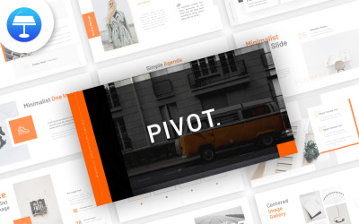 Pivot minimalista - Keynote sablon