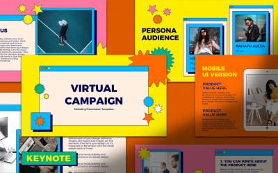 Presentazione della campagna virtuale: modello di Keynote
