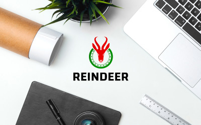 Reindeer Logo Template