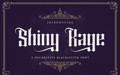 Shiny Kage - Carattere Blackletter