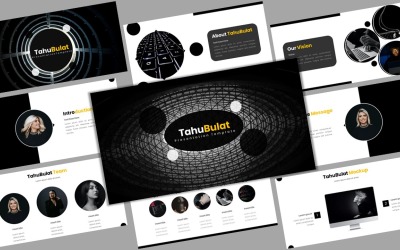 TahuBulat - Szablon programu PowerPoint dla kreatywnych firm