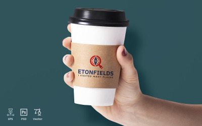 Modello di logo di Etonfields