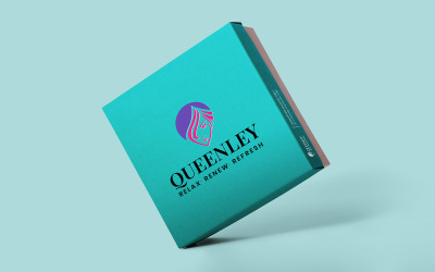 Modello di logo di Queenley