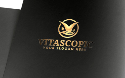 Vitascopic Logo Template