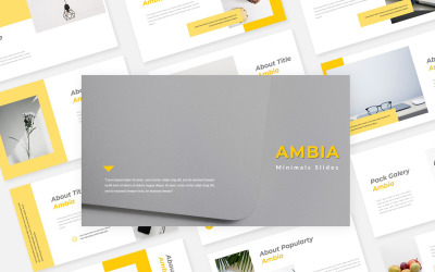Ambia Minimals PowerPoint šablony