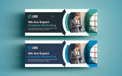 Bezpłatna okładka na media społecznościowe i szablon banera internetowego