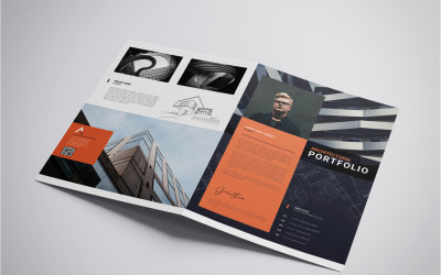Brochure d&amp;#39;architecture Modèle d&amp;#39;identité d&amp;#39;entreprise