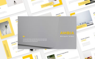 Plantillas de PowerPoint Ambia Minimals