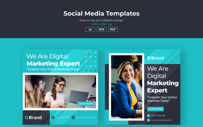 Promotion commerciale et bannière de médias sociaux d&amp;#39;entreprise