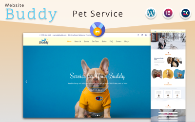 Buddy - Pet Service Elementor WordPress theme