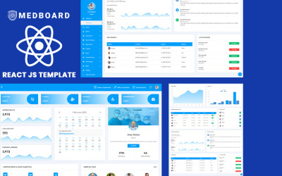 Medboard React Js Medical Admin Dashboard Şablonu