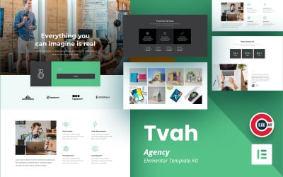 Tvah - Plantilla de kit de Elementor de agencia