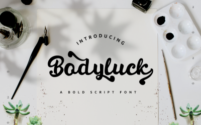 Bodyluck - сміливий скорописний шрифт