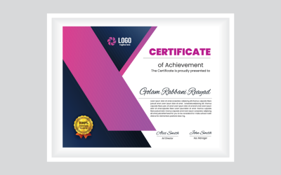 Certificato moderno
