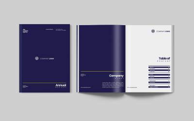 Modern Annual Report Corporate identity template