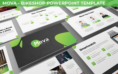 Mova - Modello PowerPoint di Bikeshop