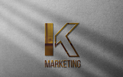Plantilla de logotipo K