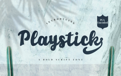 Playstick - Carattere corsivo in grassetto
