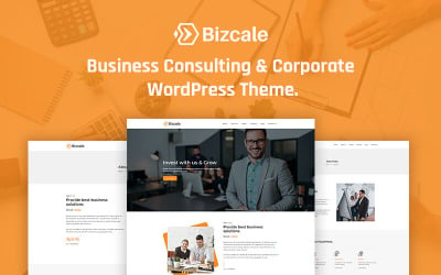 Bizcale – Thème WordPress pour entreprise de conseil aux entreprises