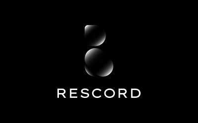 Fütüristik - Harf R Tech Degrade Logo şablonu