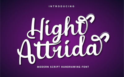 Hight Attrida-lettertype