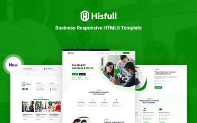 Hisfull - Üzletre érzékeny HTML webhelysablon