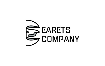 Letter E Logo template