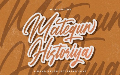Matequn Historiya - Handwritten Font