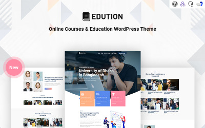 Responsive Edution - Online Courses & Education Responsive WordPress Theme #171356