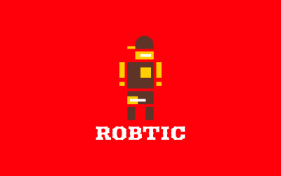 Roboter - Cooles Roboter-Logo