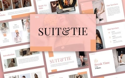 SuitTie Fashion PowerPoint-presentationsmall