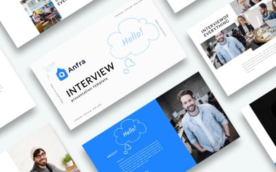 Free Interview Presentation PowerPoint template