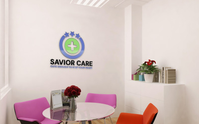 Sjukhus medicinsk logotypdesign