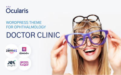 Ocularis - Doctor Clinic WordPress-tema för oftalmologi
