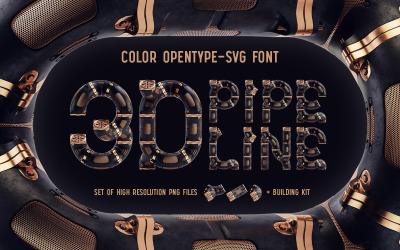 Pipeline - Bitmap-teckensnittsfärg