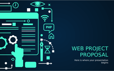 PowerPoint-sjabloon voor webprojectvoorstel