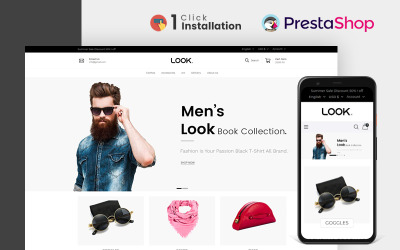 Reszponzív Look Fashion Store PrestaShop Theme PrestaShop sablon 171758