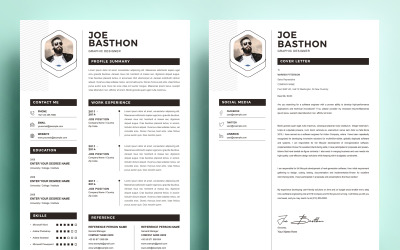 Joe Basthon - Printable Resume Templates 2021