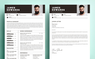 James Edwards - resumé módního návrháře