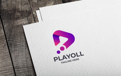 Plantilla de logotipo de Playoll