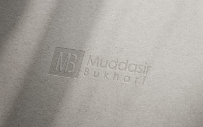 Шаблон логотипа MB