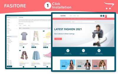 Fasitore - Modèle OpenCart de magasin de vêtements et de mode